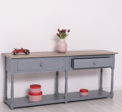 Consola cu 2 sertare de la Studio Szel PS29 - Culoare Top_P037 - Culoare Corp_P042A - DUBLU COLOR
