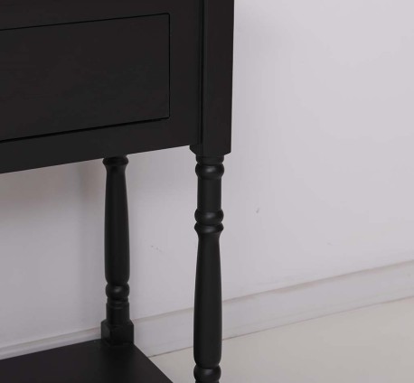 Consola cu 2 sertare, blat stejar de la Studio Szel PS29 - TopOak - Culoare Top_P063 - Culoare Corp_P003 - DUBLU COLOR