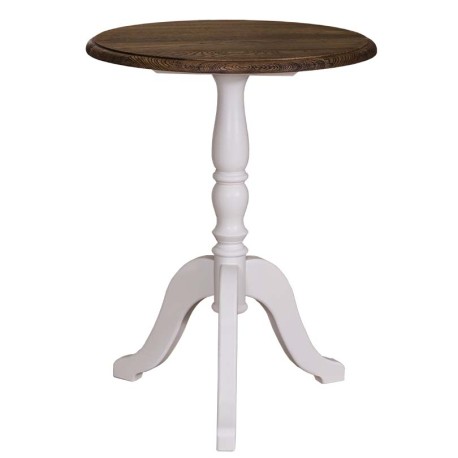 Masa cafea rotunda, blat stejar de la Studio Szel PS400 - Top Culoare_P064 - Corp Culoare_P015A - DUBLU COLOR