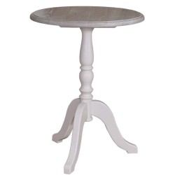 Masa cafea rotunda, blat stejar de la Studio Szel PS400 - Top Culoare_P067 - Corp Culoare_P015A - DUBLU COLOR
