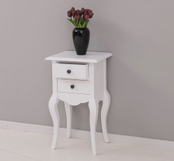 Consola mica, picioare curbate, 2 sertare de la Studio Szel PS189 - Culoare_P004 - VOPSIT