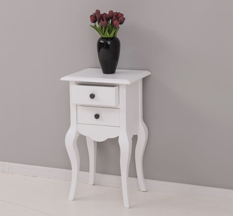 Consola mica, picioare curbate, 2 sertare de la Studio Szel PS189 - Culoare_P004 - VOPSIT