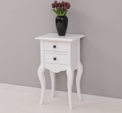 Consola mica, picioare curbate, 2 sertare de la Studio Szel PS189 - Culoare_P004 - VOPSIT