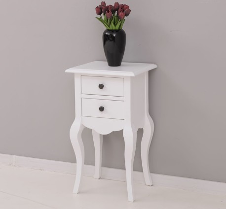 Consola mica, picioare curbate, 2 sertare de la Studio Szel PS189 - Culoare_P004 - VOPSIT