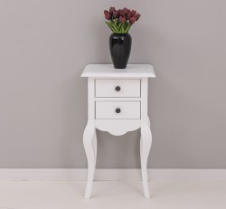 Consola mica, picioare curbate, 2 sertare de la Studio Szel PS189 - Culoare_P004 - VOPSIT
