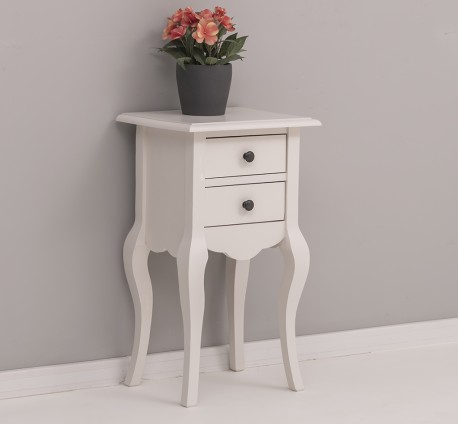 Consola mica, picioare curbate, 2 sertare de la Studio Szel PS189 - Culoare_P015 - VOPSIT