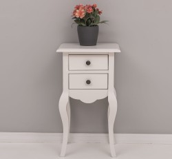 Consola mica, picioare curbate, 2 sertare de la Studio Szel PS189 - Culoare_P015 - VOPSIT