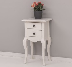 Consola mica, picioare curbate, 2 sertare de la Studio Szel PS189 - Culoare_P015 - VOPSIT