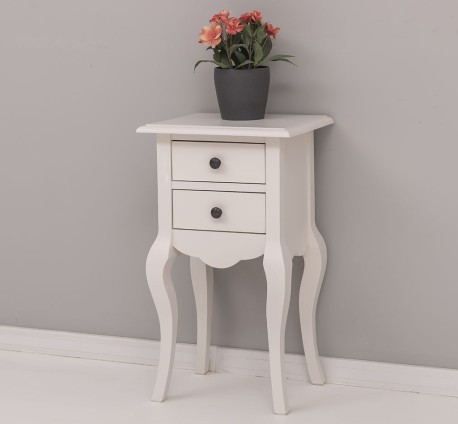 Consola mica, picioare curbate, 2 sertare de la Studio Szel PS189 - Culoare_P015 - VOPSIT
