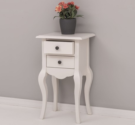 Consola mica, picioare curbate, 2 sertare de la Studio Szel PS189 - Culoare_P015 - VOPSIT