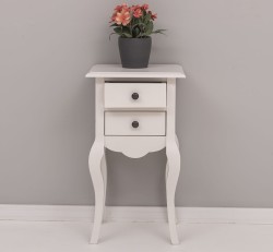 Consola mica, picioare curbate, 2 sertare de la Studio Szel PS189 - Culoare_P015 - VOPSIT