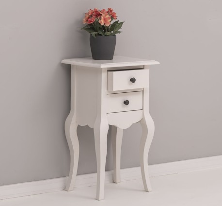 Consola mica, picioare curbate, 2 sertare de la Studio Szel PS189 - Culoare_P015 - VOPSIT