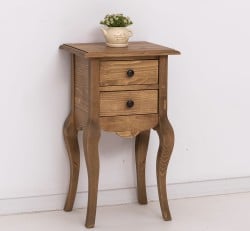 Consola mica, picioare curbate, 2 sertare de la Studio Szel PS189 - Culoare_P001 - CERUIT