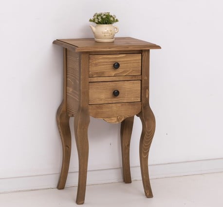 Consola mica, picioare curbate, 2 sertare de la Studio Szel PS189 - Culoare_P001 - CERUIT