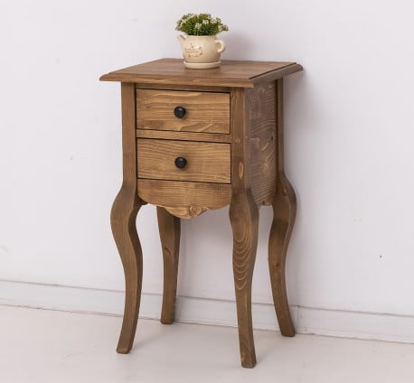 Consola mica, picioare curbate, 2 sertare de la Studio Szel PS189 - Culoare_P001 - CERUIT
