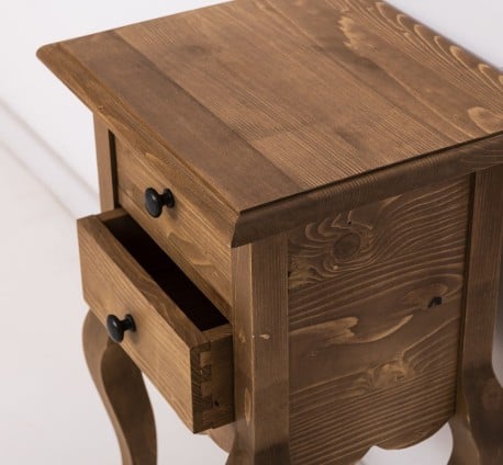 Consola mica, picioare curbate, 2 sertare de la Studio Szel PS189 - Culoare_P001 - CERUIT