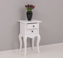 Consola mica, picioare curbate, 2 sertare de la Studio Szel PS189 - Culoare_P004 - VOPSIT
