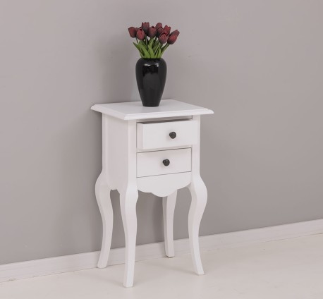 Consola mica, picioare curbate, 2 sertare de la Studio Szel PS189 - Culoare_P004 - VOPSIT