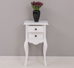 Consola mica, picioare curbate, 2 sertare de la Studio Szel PS189 - Culoare_P004 - VOPSIT