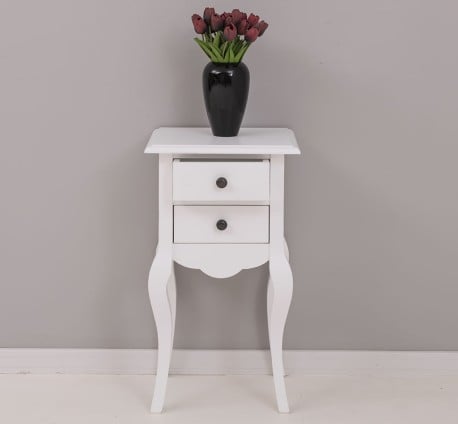 Consola mica, picioare curbate, 2 sertare de la Studio Szel PS189 - Culoare_P004 - VOPSIT