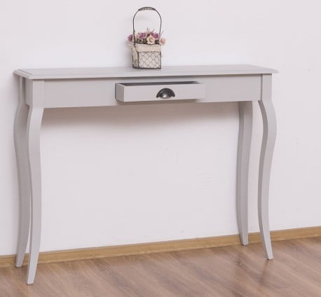 Consola cu picioare curbate, 1 sertar de la Studio Szel PS410 - Culoare_P010 - VOPSIT