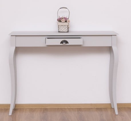 Consola cu picioare curbate, 1 sertar de la Studio Szel PS410 - Culoare_P010 - VOPSIT