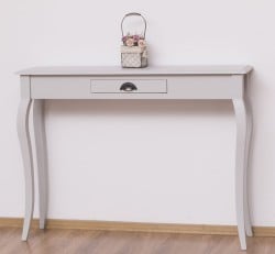 Consola cu picioare curbate, 1 sertar de la Studio Szel PS410 - Culoare_P010 - VOPSIT