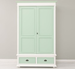 Dulap cu 2 usi si 2 sertare de la Studio Szel PS105 - Culoare Corp_P039 - Culoare Usi si Sertare_P092 - DUBLU COLOR