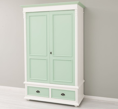 Dulap cu 2 usi si 2 sertare de la Studio Szel PS105 - Culoare Corp_P039 - Culoare Usi si Sertare_P092 - DUBLU COLOR