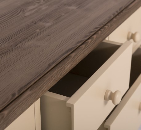 Comoda cu 9 sertare de la Studio Szel PS357 - Culoare TOP_P066 - Culoare Corp_P032 - DUBLU COLOR