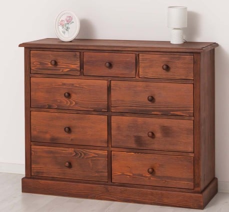 Comoda cu 9 sertare de la Studio Szel PS357 - Culoare_P083 - PERIAT ADANC