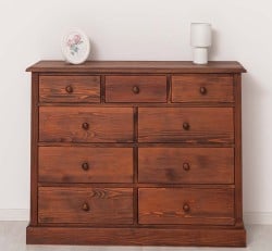 Comoda cu 9 sertare de la Studio Szel PS357 - Culoare_P083 - PERIAT ADANC
