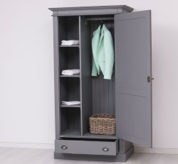 Dulap cu 1 usa si 1 sertar de la Studio Szel PS293 - Culoare_P078A - VOPSIT ANTICHIZAT