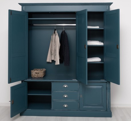 Dulap cu 3+2 usi si 3 sertare, Colectia Directoire de la Studio Szel PS492 - Culoare_P051A - VOPSIT ANTICHIZAT
