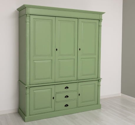 Dulap cu 3+2 usi si 3 sertare, Colectia Directoire de la Studio Szel PS492 - Culoare_P054A - VOPSIT ANTICHIZAT