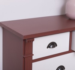 Comoda cu 7 sertare, Colectia Directoire de la Studio Szel PS356 - Culoare Corp_P029 - Culoare Sertare_P004 - DUBLU COLOR
