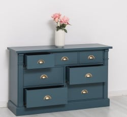 Comoda cu 7 sertare, Colectia Directoire de la Studio Szel PS356 - Culoare_P051 - VOPSIT