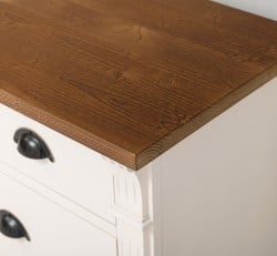 Comoda cu 7 sertare, Colectia Directoire de la Studio Szel PS356 - Culoare Top_P084 - Culoare Corp_P015 - DUBLU COLOR