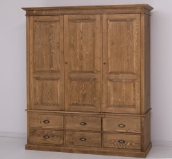 Dulap cu 3 usi si 6 sertare de la Studio Szel PS363 - Culoare_P001 - CERUIT