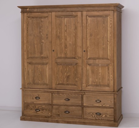 Dulap cu 3 usi si 6 sertare de la Studio Szel PS363 - Culoare_P001 - CERUIT