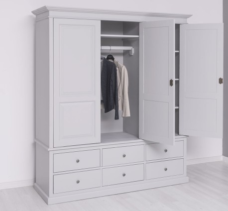 Dulap cu 3 usi si 6 sertare de la Studio Szel PS363 - Culoare_P010 - VOPSIT