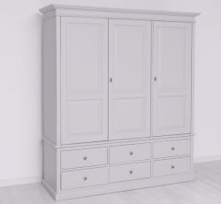 Dulap cu 3 usi si 6 sertare de la Studio Szel PS363 - Culoare_P010 - VOPSIT