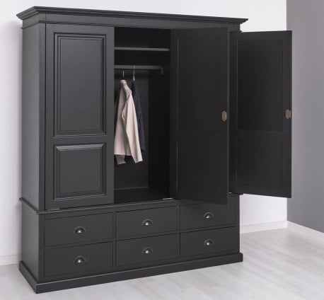 Dulap cu 3 usi si 6 sertare de la Studio Szel PS363 - Culoare_P003 - VOPSIT