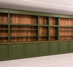PS72BAS+PS294SUP cu dim. 550x45x240, cu scara standard, dupa desen - Culoare Ext_P038 / Culoare Int_P064 – DEEP BRUSHED