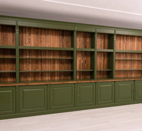 PS72BAS+PS294SUP cu dim. 550x45x240, cu scara standard, dupa desen - Culoare Ext_P038 / Culoare Int_P064 – DEEP BRUSHED