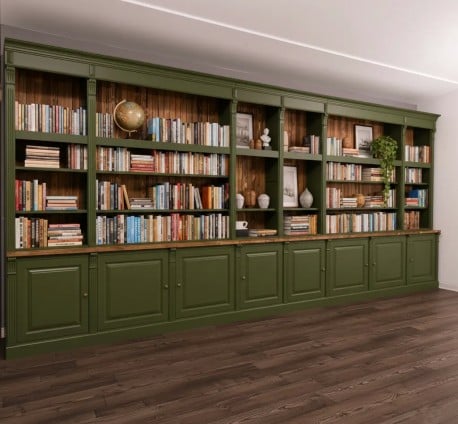 PS72BAS+PS294SUP cu dim. 550x45x240, cu scara standard, dupa desen - Culoare Ext_P038 / Culoare Int_P064 – DEEP BRUSHED