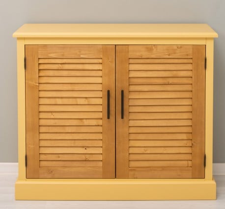 Bufet cu 2 usi, Colectia Shutter de la Studio Szel PS568 - Culoare Corp_P050 - Culoare Sertare_P002 - DUBLU COLOR