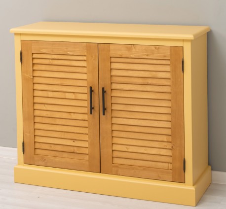 Bufet cu 2 usi, Colectia Shutter de la Studio Szel PS568 - Culoare Corp_P050 - Culoare Sertare_P002 - DUBLU COLOR