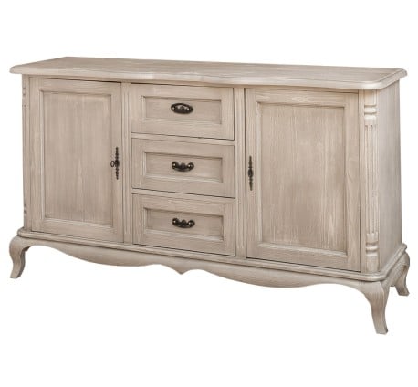 Comoda cu 2 usi si 3 sertare Chic, sertare pe sine soft close de la Studio Szel PS648 - Culoare_P090 - PERIAT ADANC