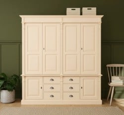 Wardrobe with 6 doors and 6 drawers – SPEC18470_ Culoare _P025 – VOPSIT